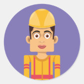 Constructor Runder Aufkleber (Vorderseite)