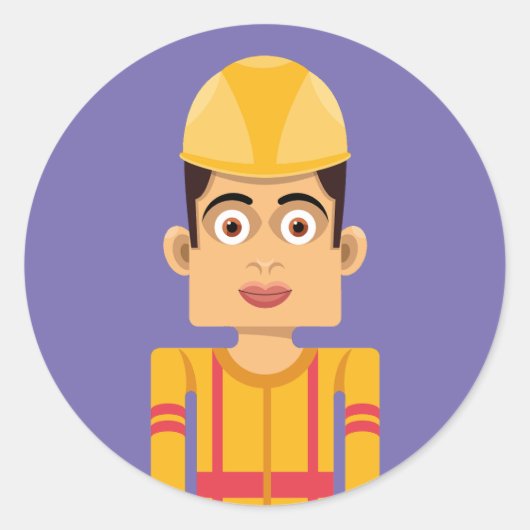 Constructor Runder Aufkleber (Vorderseite)