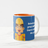 Constructora Zweifarbige Tasse (VorderseiteRechts)