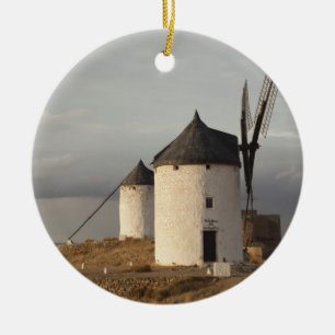 Consuegra, antike Windmühlen La Mancha Keramik Ornament