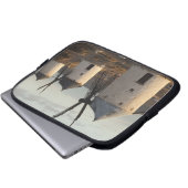 Consuegra, antike Windmühlen La Mancha Laptopschutzhülle (Vorne Knopf)