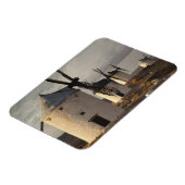 Consuegra, antike Windmühlen La Mancha Magnet (Linke Seite)