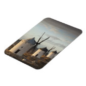Consuegra, antike Windmühlen La Mancha Magnet (Linke Seite)
