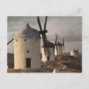 Consuegra, antike Windmühlen La Mancha Postkarte