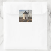 Consuegra, antike Windmühlen La Mancha Quadratischer Aufkleber (Tasche)