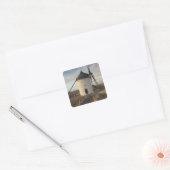 Consuegra, antike Windmühlen La Mancha Quadratischer Aufkleber (Umschlag)