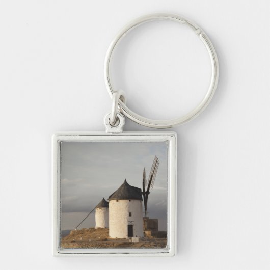Consuegra, antike Windmühlen La Mancha Schlüsselanhänger (Vorne)