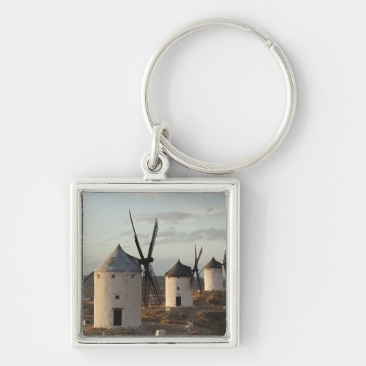 Consuegra, antike Windmühlen La Mancha Schlüsselanhänger (Vorne)