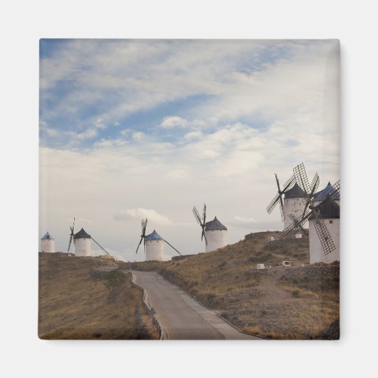 Consuegra, antike Windmühlen von La Mancha Magnet (Vorne)