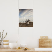 Consuegra, antike Windmühlen von La Mancha Poster (Küche)