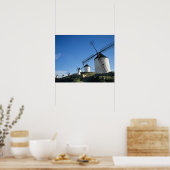 Consuegra, La Mancha, Spain, windmills 2 Poster (Küche)