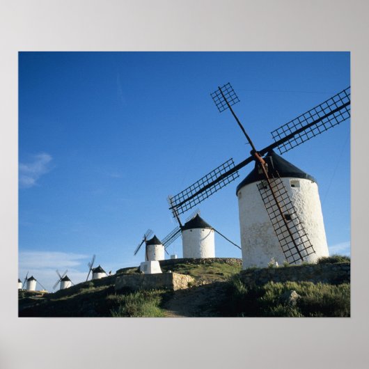 Consuegra, La Mancha, Spain, windmills 2 Poster (Vorne)