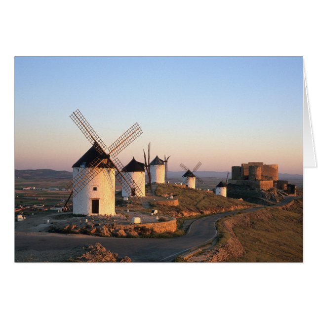 Consuegra, La Mancha, Spanien, Windmühlen (Vorderseite (Horizontal))