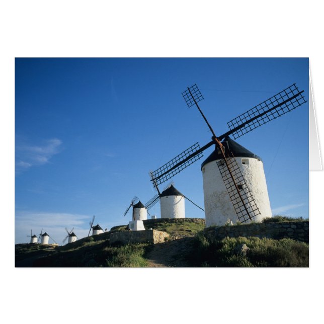 Consuegra, La Mancha, Spanien, Windmühlen 2 (Vorderseite (Horizontal))