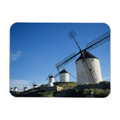 Consuegra, La Mancha, Spanien, Windmühlen 2 Magnet (Horizontal)