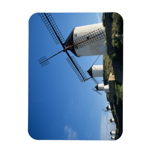 Consuegra, La Mancha, Spanien, Windmühlen 2 Magnet (Vertikal)