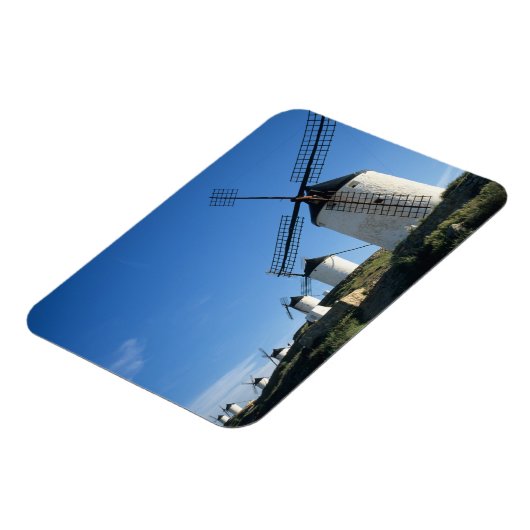 Consuegra, La Mancha, Spanien, Windmühlen 2 Magnet (Linke Seite)