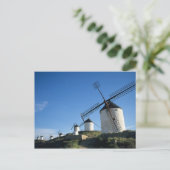 Consuegra, La Mancha, Spanien, Windmühlen 2 Postkarte (Stehend Vorderseite)