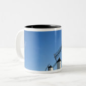 Consuegra, La Mancha, Spanien, Windmühlen 2 Zweifarbige Tasse (Vorderseite Links)