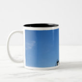 Consuegra, La Mancha, Spanien, Windmühlen 2 Zweifarbige Tasse (Links)