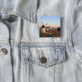 Consuegra, La Mancha, Spanien, Windmühlen Button (Beispiel)