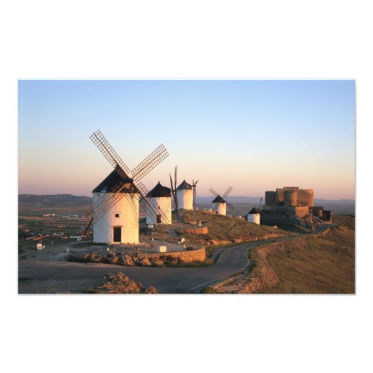 Consuegra, La Mancha, Spanien, Windmühlen Fotodruck (Vorne)