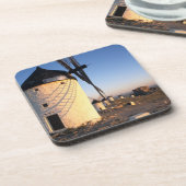 Consuegra, La Mancha, Spanien, Windmühlen Getränkeuntersetzer (Linke Seite)