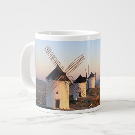 Consuegra, La Mancha, Spanien, Windmühlen Jumbo-Tasse (Vorderseite Links)
