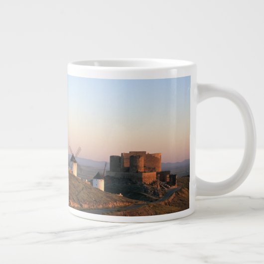 Consuegra, La Mancha, Spanien, Windmühlen Jumbo-Tasse (Rechts)