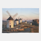 Consuegra, La Mancha, Spanien, Windmühlen Küchentuch (Horizontal)