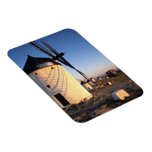 Consuegra, La Mancha, Spanien, Windmühlen Magnet (Rechte Seite)