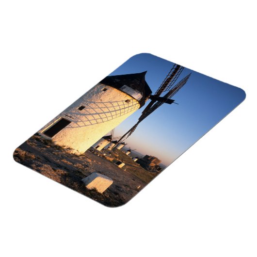 Consuegra, La Mancha, Spanien, Windmühlen Magnet (Linke Seite)