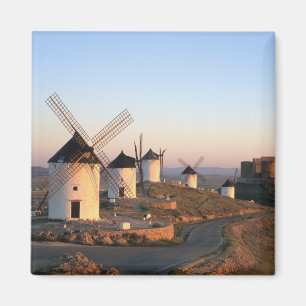 Consuegra, La Mancha, Spanien, Windmühlen Magnet