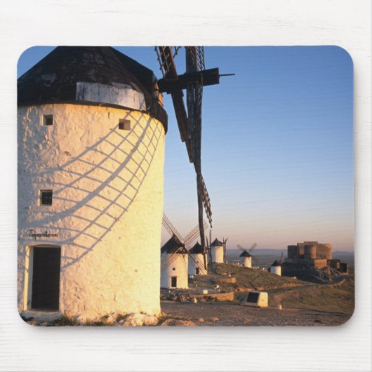 Consuegra, La Mancha, Spanien, Windmühlen Mousepad (Vorne)