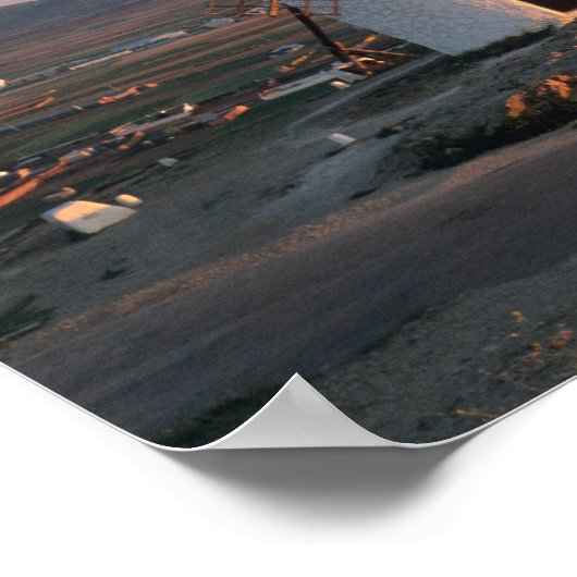 Consuegra, La Mancha, Spanien, Windmühlen Poster (Ecke)