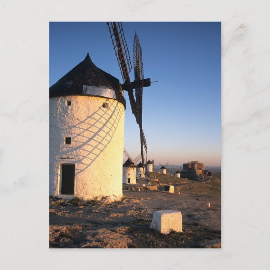 Consuegra, La Mancha, Spanien, Windmühlen Postkarte (Vorderseite)