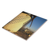 Consuegra, La Mancha, Spanien, Windmühlen und Fliese (Seite)