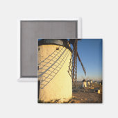 Consuegra, La Mancha, Spanien, Windmühlen und Magnet (Vorderseite/Rückseite)