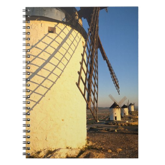 Consuegra, La Mancha, Spanien, Windmühlen und Notizblock (Vorderseite)