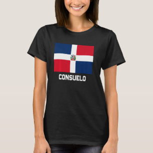 Consuelo Dominikanische Republik Flaggenemblem Esc T-Shirt