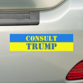 CONSULT TRUMP Ukraine gefärbt Autoaufkleber (Auf Auto)