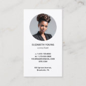 Consultant Custom Foto und QR Visitenkarte (Vorderseite)
