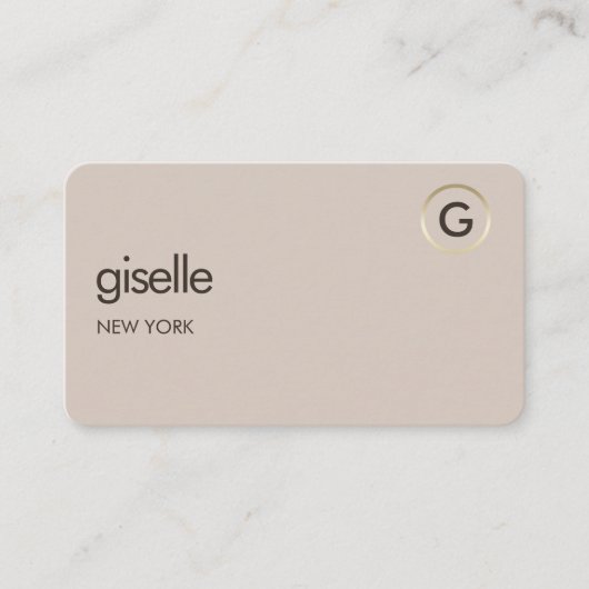 Consultant Neutral Gold QR Code Visitenkarte (Vorderseite)