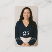 Consultant Photo QR Code Professional Visitenkarte (Vorderseite)