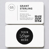 Consultant QR Code Logo Professional Visitenkarte