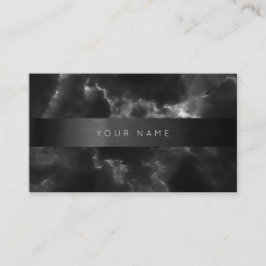 Consulting Black Gray Abstrakt Marble Vip Visitenkarte