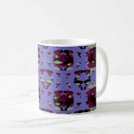 Contained Sky Flame Roses Kaffeetasse (VorderseiteRechts)