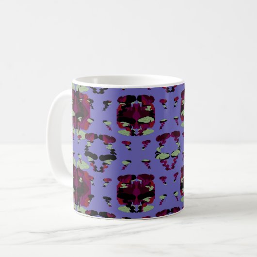 Contained Sky Flame Roses Kaffeetasse (Vorderseite Links)