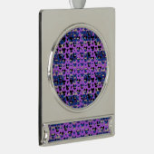 Contained Sky Flame Tulip Banner-Ornament Silber (Rechts)