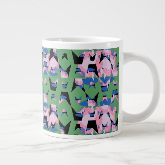 Contained Sky Flame Wings Jumbo-Tasse (Rechts)